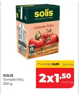 Alimerka SOLÍS Tomate frito oferta