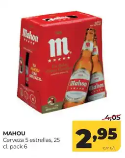 Alimerka MAHOU Cerveza 5 estrellas oferta