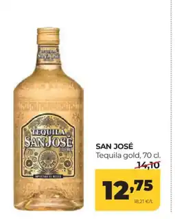 Alimerka SAN JOSÉ Tequila gold oferta