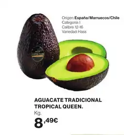 Hipercor Aguacate tradicional tropical queen oferta