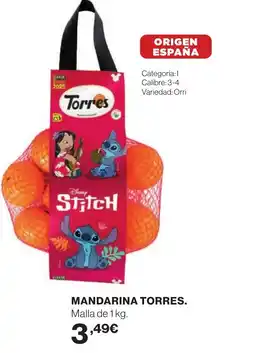 Hipercor Mandarina torres oferta