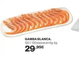 Hipercor Gamba blanca oferta