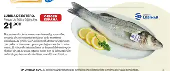 Hipercor Lubina de estero oferta