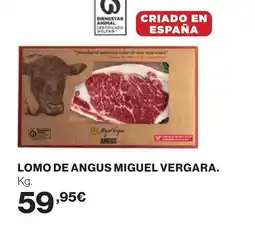 Hipercor Lomo de angus miguel vergara oferta