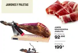 Hipercor Jamón gran reserva joselito oferta