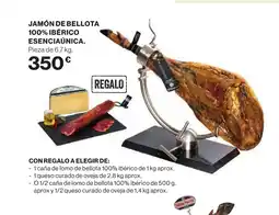 Hipercor Jamón de bellota 100% ibérico esenciaúnica oferta