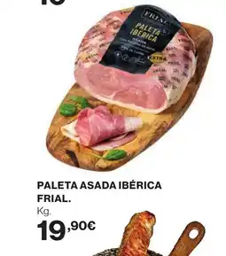 Hipercor Paleta asada ibérica frial oferta