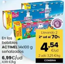 Autoservicios Familia Actimel - bebibles oferta