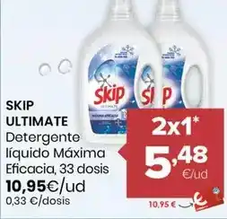 Autoservicios Familia Skip ultimate - detergente líquido maxima eficacia oferta