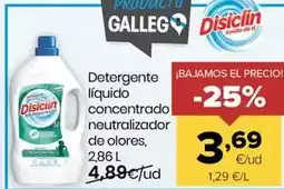 Autoservicios Familia Disiclin - detergente líquido concentrado neutralizador de olores oferta
