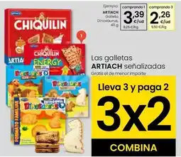 Eroski Artiach - galleta dinosaurus oferta
