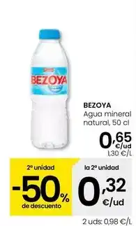 Eroski Bezoya - agua mineral natural oferta