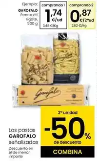 Eroski Garofalo - penne ziti rigate oferta