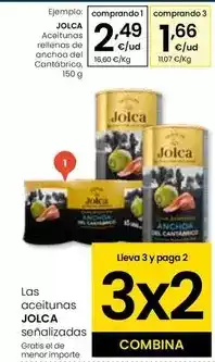 Eroski Jolca - aceitunas rellenas de anchoa del cantábrico oferta