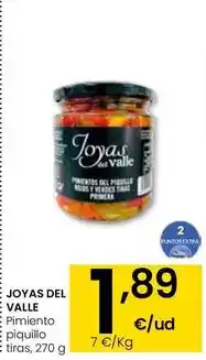 Eroski Joyas del valle - pimiento piquillo tiras oferta