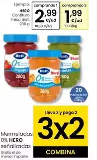 Eroski Hero - confitura fresa diet oferta