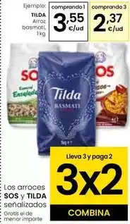 Eroski Tilda - arroz basmati oferta