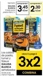 Eroski Gallina blanca - caldo para paella facil oferta