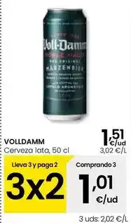 Eroski Voll-damm - cerveza lata oferta