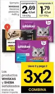 Eroski Whiskas - gelatina pescado oferta