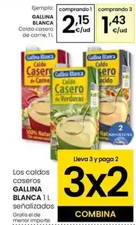 Eroski Gallina blanca - caldo casero de carne oferta