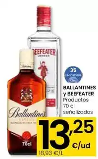 Eroski Ballantines/beefeater - productos oferta