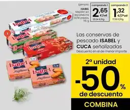Eroski Isabel - mejillon en escabeche 13/18 piezas oferta