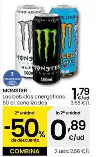 Eroski Monster - las bebidas energéticas oferta