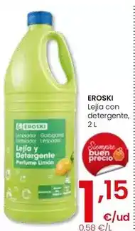 Eroski Eroski - lejia con detergente oferta
