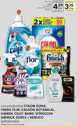 Eroski Flor - suavizante concentrado azul oferta