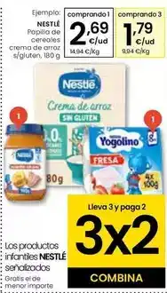 Eroski Nestlé - papilla de cereales crema de arroz s/gluten oferta