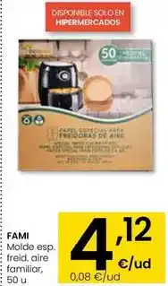 Eroski Fami - molde esp. freid. aire familiar oferta
