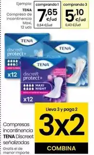 Eroski Tena - compresa de incontinencia maxi oferta