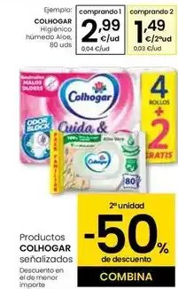 Eroski Colhogar - higiénico humedo aloe oferta