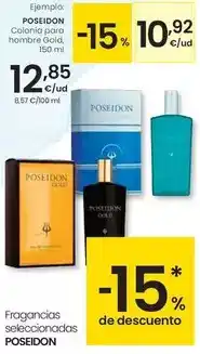 Eroski Poseidon - colonia para hombre gold oferta