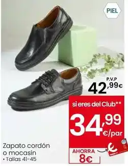 Eroski Zapato cordon o mocasin oferta