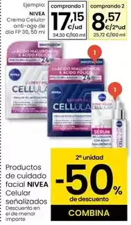 Eroski Nivea - crema celular anti-age de dia fp 90 oferta