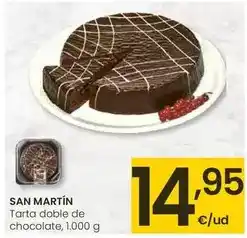 Eroski San martin - tarta doble de chocolate oferta
