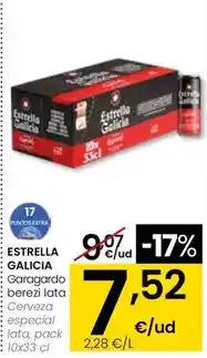 Eroski Estrella galicia - cerveza especial oferta