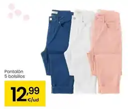 Eroski Pantalón 5 bolsillos oferta