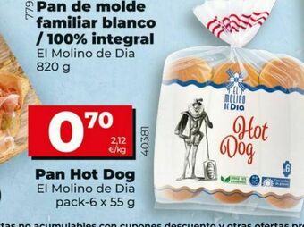 Dia Pan de molde dia oferta