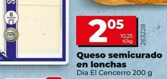 Dia Queso semicurado oferta