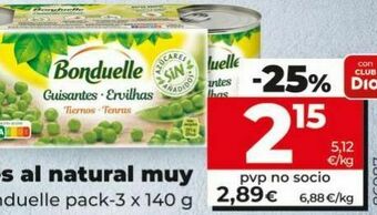 Dia Guisantes bonduelle oferta