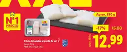 Lidl Filete de bacalao al punto de sal oferta