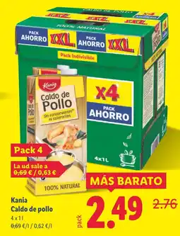 Lidl KANIA Caldo de pollo oferta