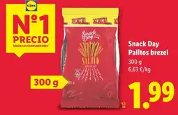 Lidl SNACK DAY Palitos brezel oferta