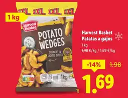 Lidl HARVEST BASKET Patatas a gajos oferta