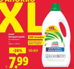 Lidl FORMIL Detergente líquido oferta