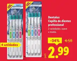 Lidl DENTALUX Cepillo de dientes professional oferta