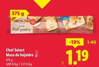 Lidl Chef Select Masa de hojaldre oferta